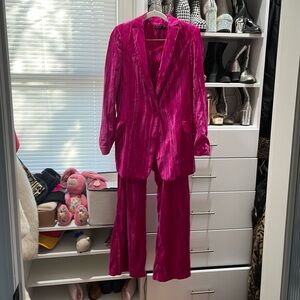 Nasty gal velvet suit